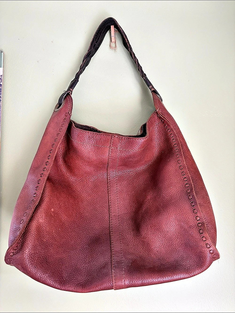 Lucky Brand Hobo Shoulder Bag in Red